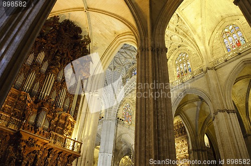 Image of Interior of Seville cathedral, Spain