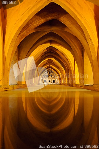 Image of Baths in the Royal Alcazar of Seville, Spain