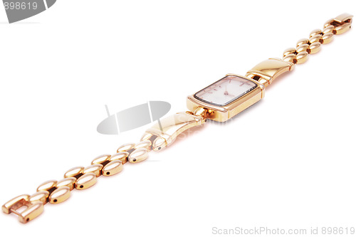 Image of Golden Wristwatches isolated 1