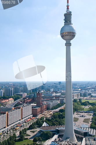 Image of berlin skyline television tower