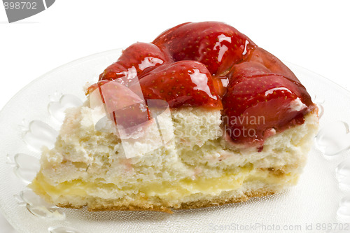 Image of  delicious strawberry cheese cake 