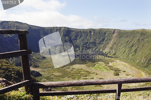 Image of Inside of Caldeira volcano in Faial, Azores