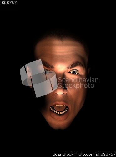 Image of Shocked Male Face