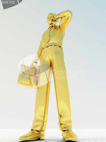 Image of Golden Businessman 