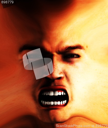 Image of Angry Skin Face 