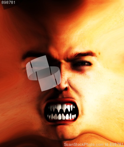 Image of Angry Skin Face 