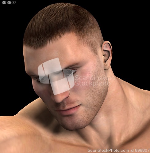 Image of Big Strong Mans Face