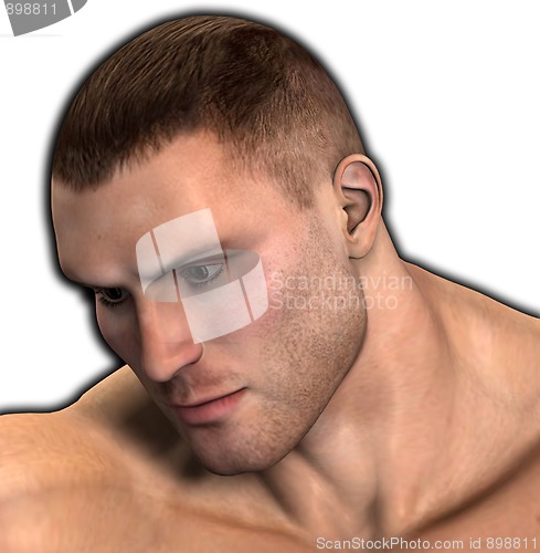 Image of Big Strong Mans Face