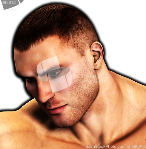 Image of Big Strong Mans Face