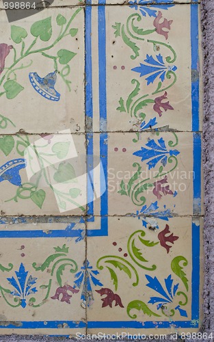 Image of Portuguese glazed tiles 206