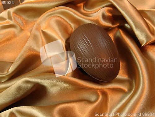 Image of Easter egg on satin