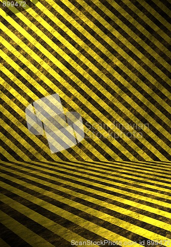 Image of 3D Hazard Stripes Interior