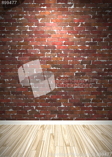 Image of Brick Wall Interior Space