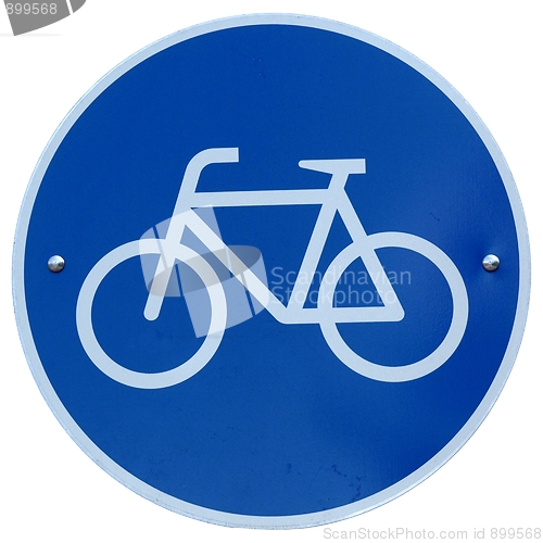 Image of Bike lane sign