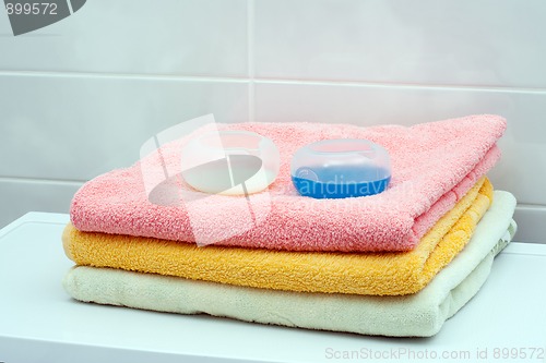 Image of Stack of towels