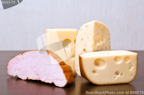 Image of Ham and cheeses