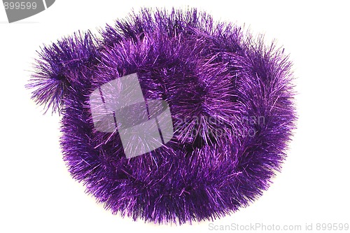 Image of Circle from violet tinsel