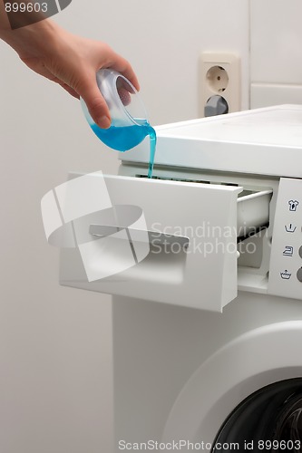 Image of Dispenser of washing machine