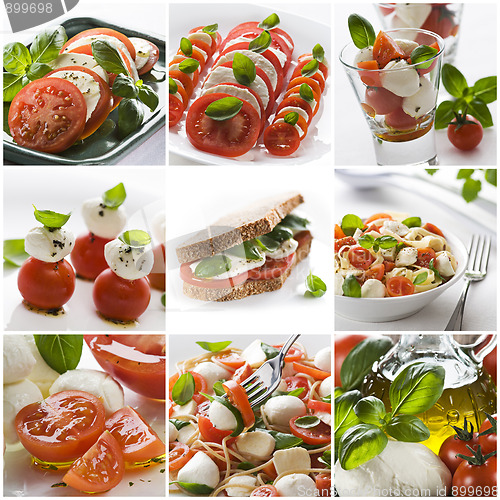 Image of Mozzarella collage