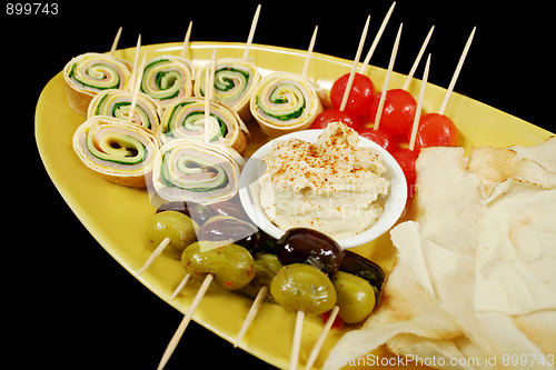 Image of Plate Of Finger Food