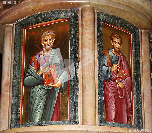 Image of Icon in Church of the Holy Sepulchre