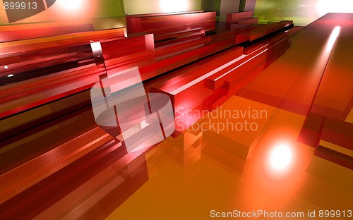 Image of red glass