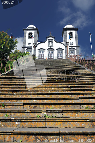 Image of Nossa Senhora de Monte church, Monte, Madeira, Portugal