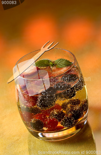 Image of Cocktail with berries