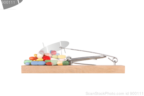 Image of Mousetrap and Pills