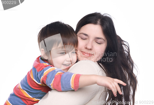 Image of Mother with her child