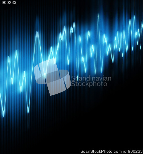 Image of sound audio music wave