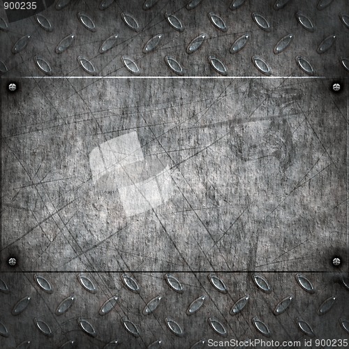 Image of old grungy metal background