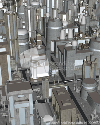 Image of Scifi city