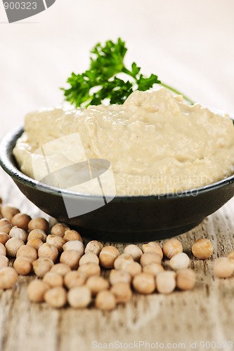 Image of Hummus with chickpeas