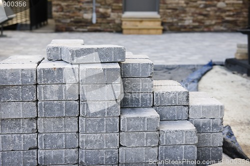 Image of Interlocking stone driveway