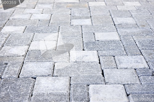 Image of Interlocking stone driveway