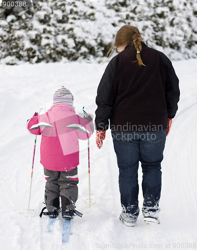 Image of First time skier