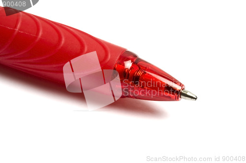 Image of Red pen closeup