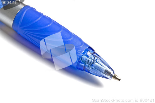 Image of Blue pen closeup 