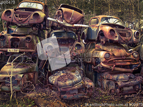 Image of Retro heap of scrap