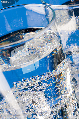 Image of glasses with cold water