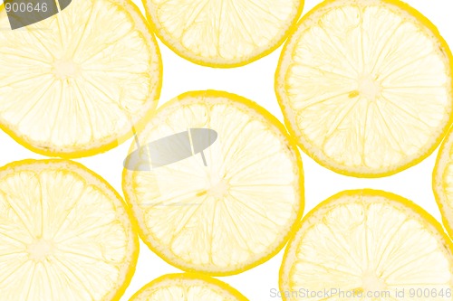 Image of fresh yellow lemon background