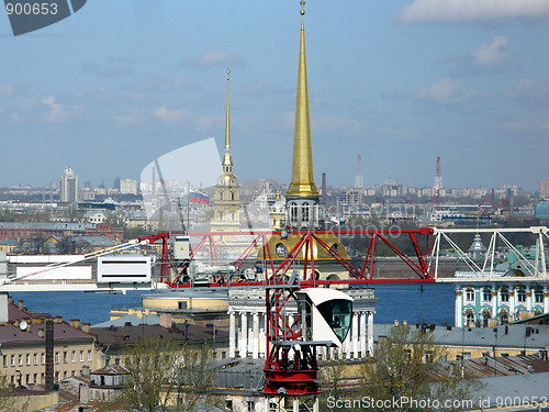 Image of S.Petersburg from Saint Isaac`s Cathedral