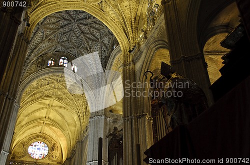 Image of Interior of Seville cathedral, Spain