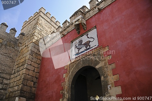 Image of Gateway to the Alcazar, Seville, Spain