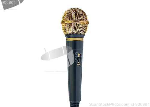 Image of Gold microphone 