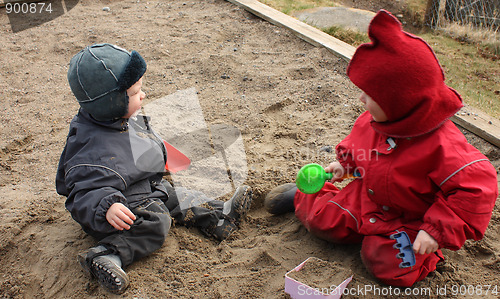 Image of Children playing in kindergarten