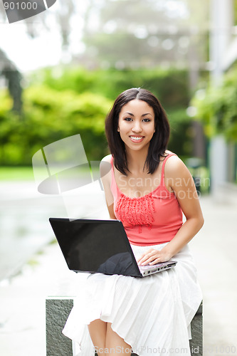 Image of Woman with laptop