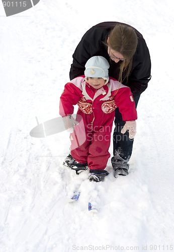 Image of First time skier