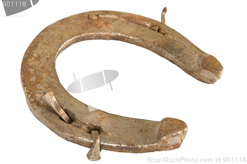 Image of vintage horseshoe, lucky talisman symbol